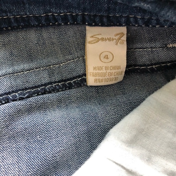 SEVEN7 Jean shorts. Distressed. EUC!! - Picture 4 of 5